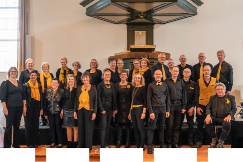 gospelkoor mensen die zingen mannen en vrouwen in kerk