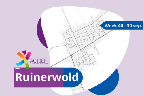 Poster open vereniging week Ruinerwold